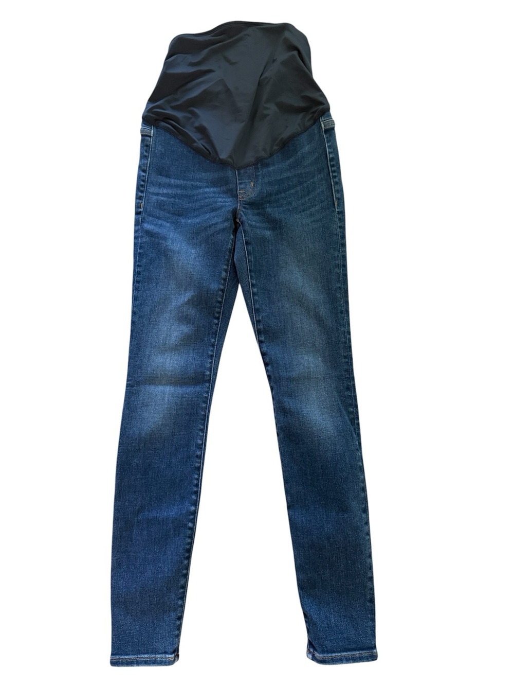 J. Crew Dark Blue Maternity Jeggings with Black Support Panel